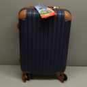 Cosbarn Carry On Luggage Sets 3 Piece, 20 Inch Luggage 22x14x9 Airline Approved with Wheels and TSA Lock, ABS Lightweight Hardshell Travel Suitcase Set with Duffel Bag Travel Bag for Men Women (Blue)