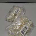 2 x Pearls Spherical Napkin Ring for Party, Holiday, Wedding Table Decoration (12 Sets)