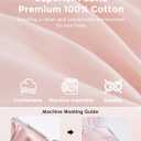 little dove Bed Canopy with Star Lights, Double Layer Canopy for Bed, Princess Play Tent for Girls Room, Breathable Bed Curtain for Children Reading Nook, Machine Washable, 25.6''x106'', Pink