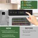 VALONDINO 10-Tray Food Dehydrator – 600W Adjustable Temperature (86°F-194°F) & Digital Timer, Ideal for Jerky, Fruits, Vegetables, Dog Treats, Herbs, and Snacks – Energy-Efficient, and Easy to Clean