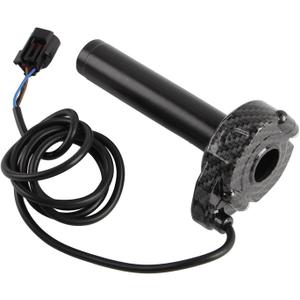 Imitation Carbon Fiber Throttle Grips Compatible with Surron Light Bee Sur Ron S X X160 X260 Electric Bike, Throttle Turn Handle with Rolling Bearing Cable for 7/8" Handle Bar Accelerator Motorcycle