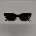 FEISEDY Trendy Polarized Cateye Sunglasses for Women Men Retro Rectangle Narrow Sunnies B4176