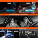 Vantrue N5 4 Channel WiFi 360 All Sides Dash Cam, STARVIS 2, IR Night Vision, 2.7K+1080P*3 Front Rear Inside Dashcam, Voice Control, GPS, 24 Hours Buffered Parking Mode Dash Camera