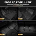 AOMSAZTO Floor Mats and Cargo Mat Compatible with 2020-2026 Toyota Highlander (7 Seats Only): Heavy Duty TPE All Weather Protection Car Floor Mats - 3 Rows Full Set Rubber Highlander Cargo Liner