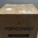 vancasso Ceramic Planters, Plant Pots for Indoor Plants, 6.25+8.25+10.25 Inch Ceramic Pots for Plants, Flower Pots with Drainage Holes, Planters Pot for Indoor House Plant, Set of 3, White