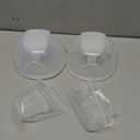 Wearable Breast Pump Parts Include Duckbill Valve, Silicone Diaphragm, 24mm Flange, Milk Collector Cup Compatible with Lansinoh Discreet Duo, Mammanuwa, Nuliie S32 Breast Pump