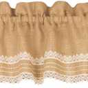Abigail Burlap French Country Valance