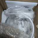 KoKo&Yukina 6 Inch Globe Pendant Light White Globe Pendant Lights Kitchen Island Mid Century Light Fixture with Milky White Glass Shade for Dining Room Living Room