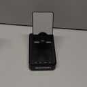 Cell Phone Stand with Wireless Bluetooth Speaker and Anti-Slip Base HD Surround Sound Perfect for Home and Outdoors with Bluetooth Speaker for Desk Compatible with iPhone/ipad/Samsung Galaxy (Black)