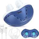 Anti Snoring Devices, Electric Anti Snoring Device, Effective Snoring Prevention, Sleep Apnea Devices for Men and Women, Adjustable Wind Speed, Suitable for All Nose Shapes, Blue-RR77