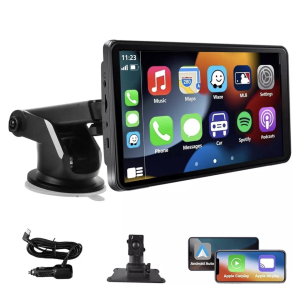 CRROPDA 7 Inch Portable Touch Screen Car Stereo with Wireless Carplay & Android