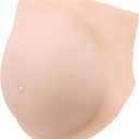 Silicone Fake Pregnant Belly Bump Skinless Fake Belly, Realistic Tummy Pregnancy Prop for Film, TV Series, Spoof Costumes, and Cosplay,4-5 Months