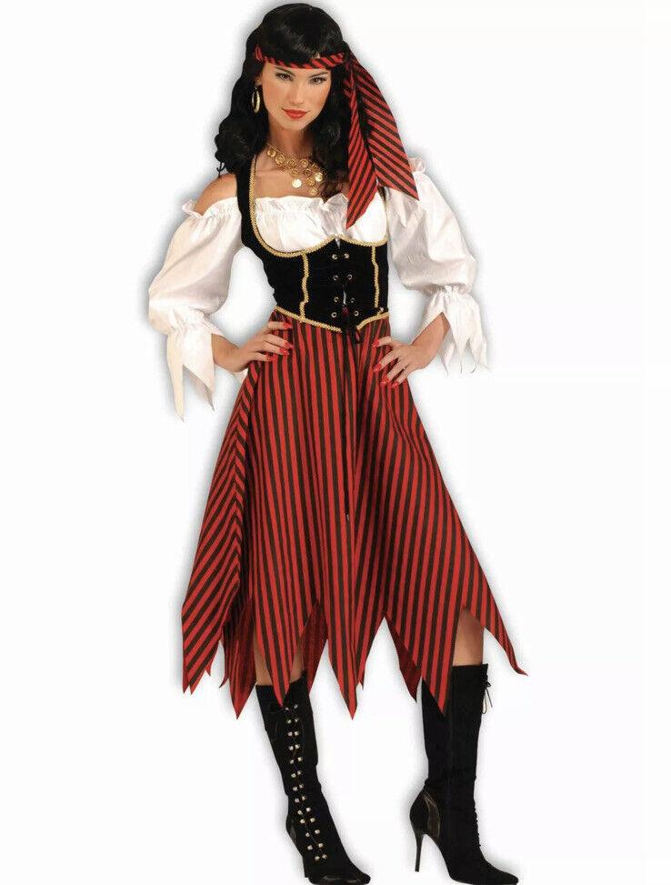 Women's Pirate Maiden Costume, Size 6-14
