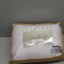 ROSGONIA Twin/Twin XL Comforter Set for College Girls Boys White, 1 Boho Comforter & 1 Pillowcase, Lightweight Kids Comforter All Season Dorm Bedding