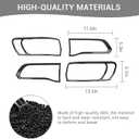 for Grand Cherokee Rear Tail Light Cover Trim Bezel for Jeep Grand Cherokee 2014-2020 Black Exterior Accessories 4pcs