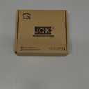 JQK Cabinet Hinges, 100 Degree Soft Closing Full Overlay Door Hinge for Frameless Cabinets, Stainless Steel Nickel Plated Finish, 4 Pack, CH100-P4
