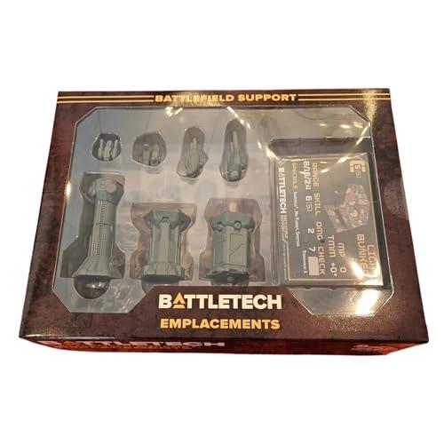 Battlefield Support Emplacements ForcePack for BattleTech – Plastic Terrain Emplacements, Bunkers & Defensive Structures for Alpha Strike & Classic BattleTech Tactical Wargaming (Durable Terrain Set)