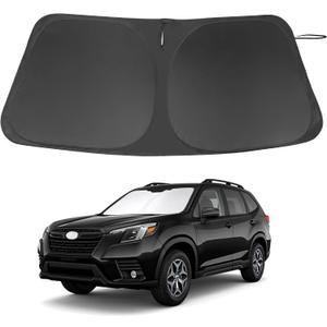 Windshield Sun Shade Custom Fit 2019-2024 2025 2026 Subaru Forester Accessories(Crossover, Base, Premium, Sport, Limited) Front Sunshade Window Shade Keep Car Interior Cool