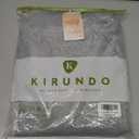 KIRUNDO Womens Sweatshirt Casual Textured Long Sleeve Henley Button V Neck Loose Pullover 2025 Trendy Fall Outfits Tops