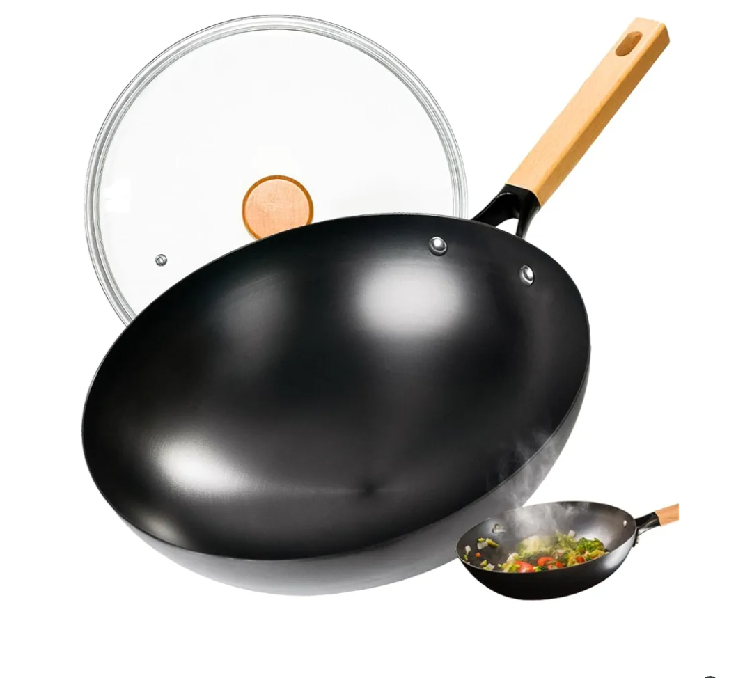 ANGORA BRANDS Wok Pan for Kitchen - Versatile Cookware - Good for Stir Fry - Nonstick Frying Pan - by Rolka