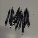 Uniball 207 Retractable Gel Pens, Ultra Micro Point (0.38mm), Black, 12 Pack