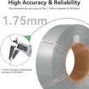 ENOMAKER Bamboo Lab PLA Basic Filament Refill Yellow 10400 1.75mm,3D Printer Filament with RFID for Bambu P1,X1,A1,H2 AMS,Easy to Print,Smooth Finish 3D Printing Consumables without Spool,1kg (2.2lbs)