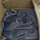 L'AGRATY Queen/King Size Weighted Blanket for Adults 20lbs, 80"x87"  Cooling Breathable Heavy Blanket with Glass Beads for Sleeping Perfect Hot Sleepers & Couples Machine Washable All-Season Grey