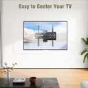 Mounting Dream TV Wall Mount Swivel and Tilt for Most 26-55 Inch TV, TV Mount Perfect Center Design, Full Motion TV Mount Bracket with Articulation, up to VESA 400x400mm, 60 lbs, MD2377