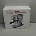 Espresso Machine with Milk Frother, 20 Bar Pressure Espresso Maker, with 44OZ Removable Tank, Compact Stainless Steel Coffee Machine for Home, Office, Latte, Cappuccino, Gift for Women or Men