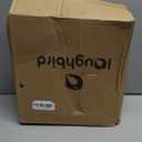 Laughbird Large Tall Storage Bins Baskets Woven Laundry Hamper Wicker Tall Cotton Toy Storage Basket with Handles, Decorative Basket for Living room, Collapsible Large Basket for Toys, 2bags kids