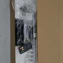 iYoee Battery Operated Picture Light with Wireless Remote 3CCT Dimmable Black Wall Art Lights for Paintings Rechargeable Home Decor Gallery Light 24 Artwork Lighting for Canvas Timer Function