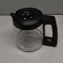 Replacement 12-Cup Glass Carafe for Cuisinart Coffee Maker (fits DCC-1200PRC CHW-12, CHW-12P1, DCC-1100BK, DCC-1200, DCC-2650, DGB-550BK, DGB-550BK1 DGB-625BC, DGB-700BC, SS-12)