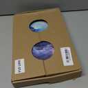 Ergonomic Memory Foam Mouse Pad with Wrist Rest Support, Non-Slip PU Base, Wireless, Galaxy Theme