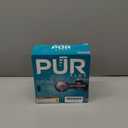 PUR Plus Horizontal Faucet Mount Filtration System with 3-in-1 Lead Reducing Filter, Water Filter for Sink, Lasts 100 Gallons, Compatible with Sinks with External Aerators, Metallic Grey