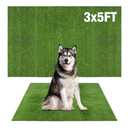 GLOBREEN Artificial Grass for Dogs Potty, 3FTx5FT Puppy Grass Pee Pad, Indoor Outdoor Pets Turf Fake Grass Rug for Balcony Patio