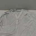 Lounge Sets for Women 2 Piece Outfits V Neck Button Sweatshirt Wide Leg Pants Matching Set Sweatsuits (Small, Grey)