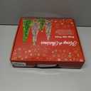 MACTING Christmas Pop up Tree with 50 LED Lights Timer 5FT Collapsible Tinsel Pencil Tree Easy-Assembly Coastal Glitter Artificial Tree for Porch Apartment Corner Halloween Xmas Decor,Light Purple