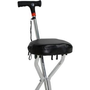 Walking Cane with Seat - Lightweight, Foldable Cane Chair for Seniors, Portable Walking Stick with Chair - Ideal Crutch Chair for Adults