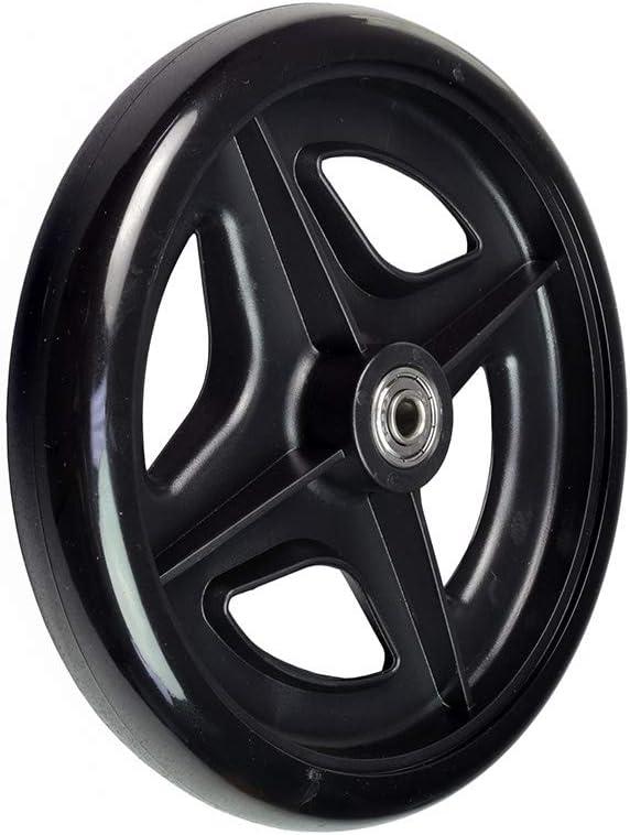 AlveyTech 7" Rear Wheel for Drive Medical Rollator - Replacement Wheels fit Drive Aluminum (728-R728), for 4-Wheel Walker, Rolling Walkers, & Mobility Rollators, Include 608ZZ Bearings (9501S72800)