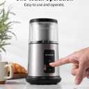 SHARDOR One Touch Coffee Grinder Electric, Spice, Herb, For Coffee Bean Spices and Seeds with 1 Removable Stainless Steel Bowl, Dry Grinder, Silver