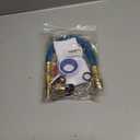 3 x Tool Daily Winterize Blowout Adapter with Shut Off Valve, RV Winterizing Kit 12" Air Compressor Quick Connect Blow Out Fitting Plug for Motorhome, Boat, Camper, Travel Trailer