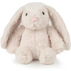 Best Pet Supplies Interactive Squeaky Dog Chew Toy, Ideal Dog Toys for Chewers, Small, Medium & Large Dogs, and Fetch Lovers - Bunny (Beige), Small