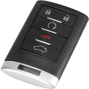 Keyless Entry Remote for Cadillac CTS 2008-2013 315Mhz OUC6000066 5 Button Reusable | Control Replacement Car Key Fob 1 Pcs for Cadillac DTS 2008-2011