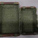 Storage Basket Wicker Baskets for Organizing Toilet Paper Storage Basket for Toilet Tank Top,Green