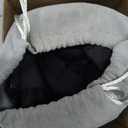 Travel Pillows for Airplanes, Airplane Pillow for Long Flight, Airplane Head Strap with Eye Mask for Sleep, Travel Neck Pillow for Car Road Trip, 360 Support Headrest, Stop Bobblehead, Black