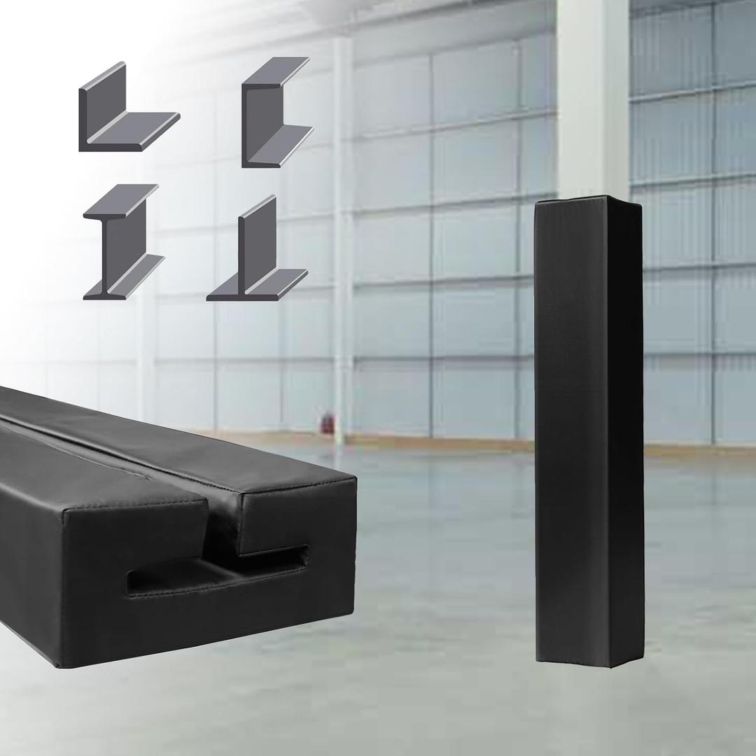 I Beam Flange Pad - 3FT High Heavy Duty Durable Laminated PVC Cloth 2 Inch Thick Foam Clad Closed Cell Foam Padding for 5/6/8/10/12 Inch Face I Beam Flange