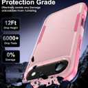 Magnetic for iPhone Air Case [Compatible with MagSafe] [Shockproof] [Heavy Duty Protection] Pocket-Friendly & Tough Non-Slip Protective Phone Cover for iPhone Air 6.5", Pink