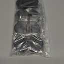 4 Pairs Universal Typewriter Ribbon, Durable, Portable, Compatible with Most Vintage Manual Typewriter, Calculator Ribbon for Great Print Capacity and Brightness(Black)