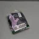 Flowy Butterfly Shorts for Girls 2-in-1 Athletic Running Skirt Shorts Cheer Tennis Dance Preppy with Spandex Liner(Black, Light purple), XS