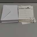 Best Nest Wellness Graduation Party Invitations - Pack of 60, 5 x 7 in, White - Customizable Guest Info Invitation Cards - Gold Foil Star Accent Party Pack - Durable Card With Envelope